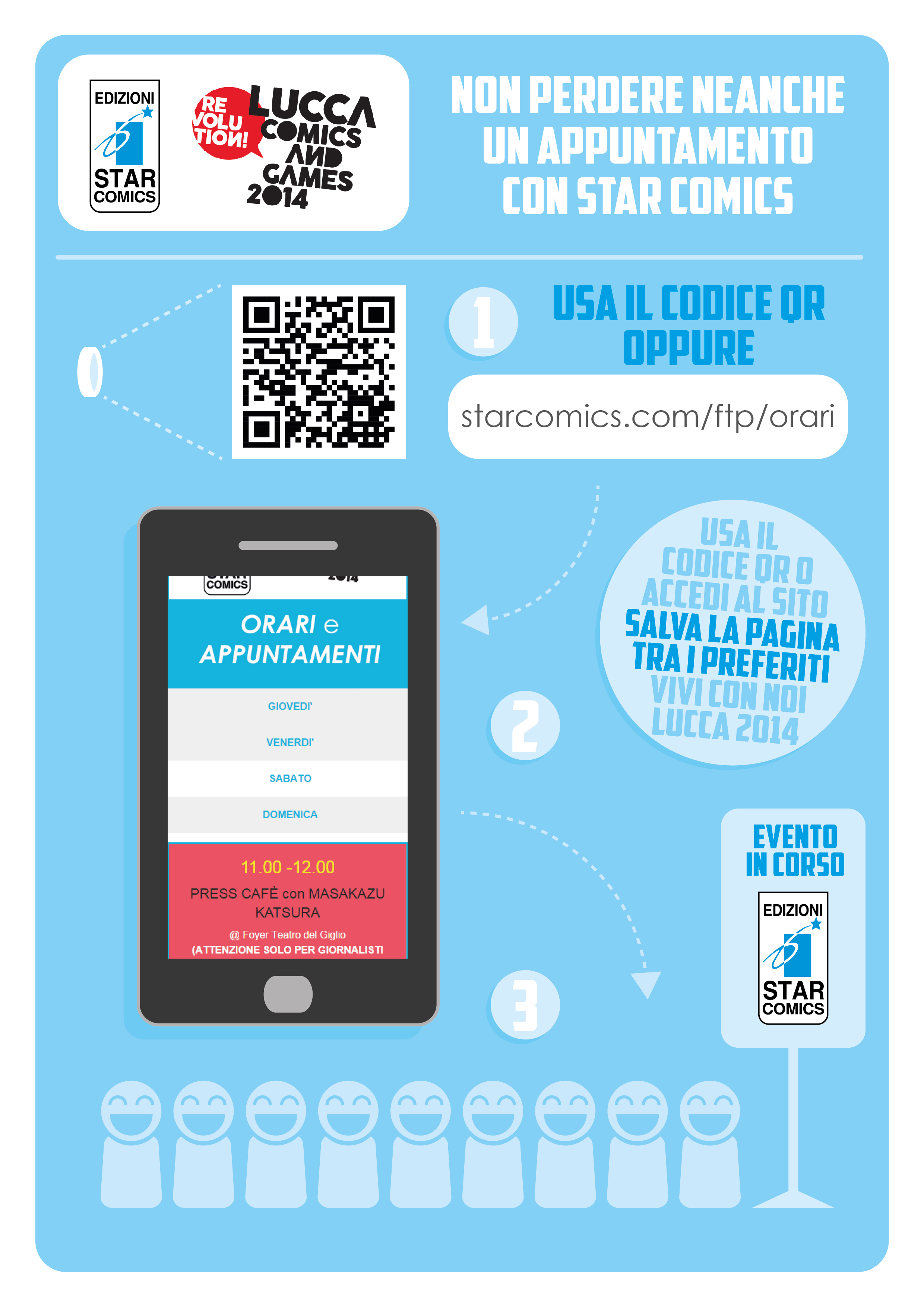 ORARI E APPUNTAMENTI STAR A LUCCA!