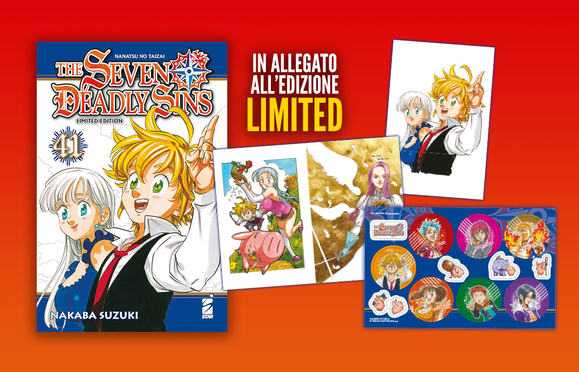 THE SEVEN DEADLY SINS n. 41: IL GRAN FINALE  IN ARRIVO CON UN’EDIZIONE LIMITATA DA NON PERDERE