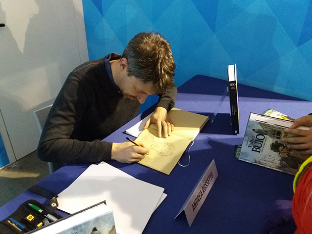Andrea Rossetto disegna Valter Buio