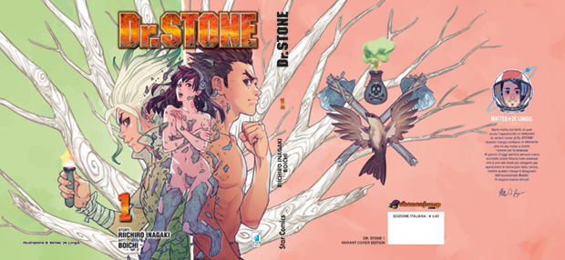 Dr. Stone vol. 1 Variant Cover di Matteo De Longis